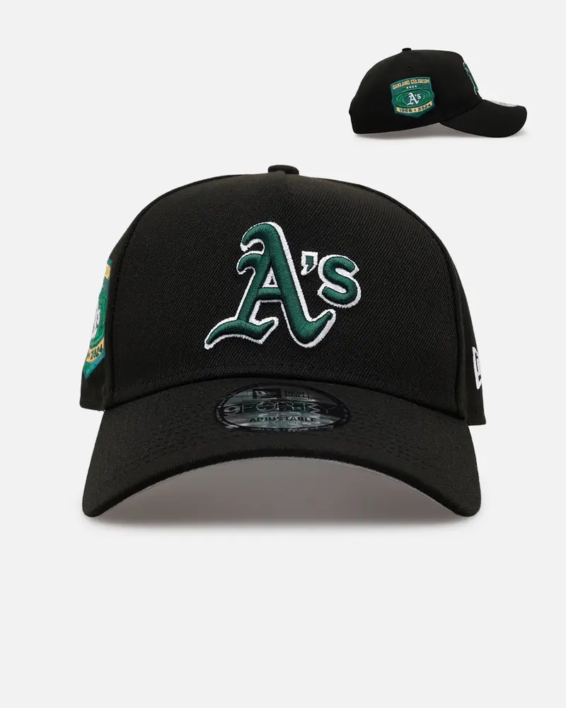 New Era Oakland Athletics 'Black And Team Color' 9Forty A-Frame Snapback Black/Official Team Color 1