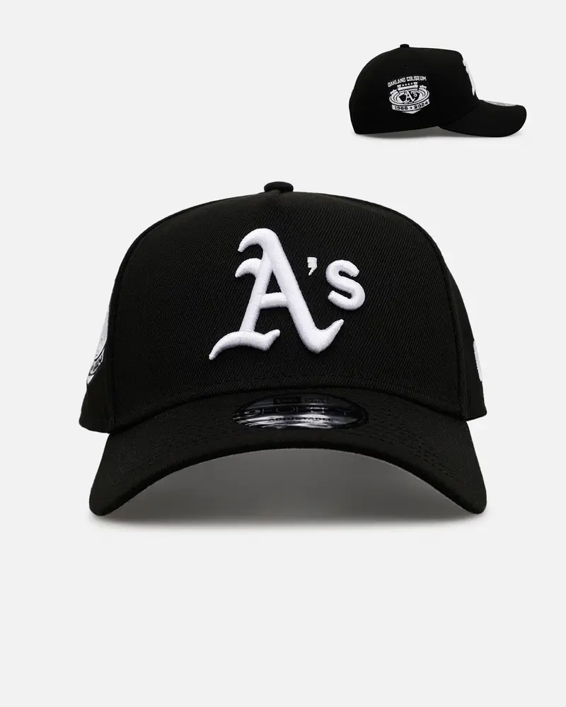 New Era Oakland Athletics 'Black And White' 9Forty A-Frame Snapback Black/White 1
