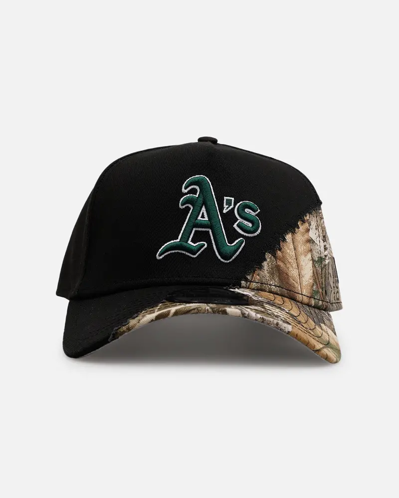 New Era Oakland Athletics 'Camo Tear Away' 9Forty A-Frame Snapback Camo/Official Team Color 1