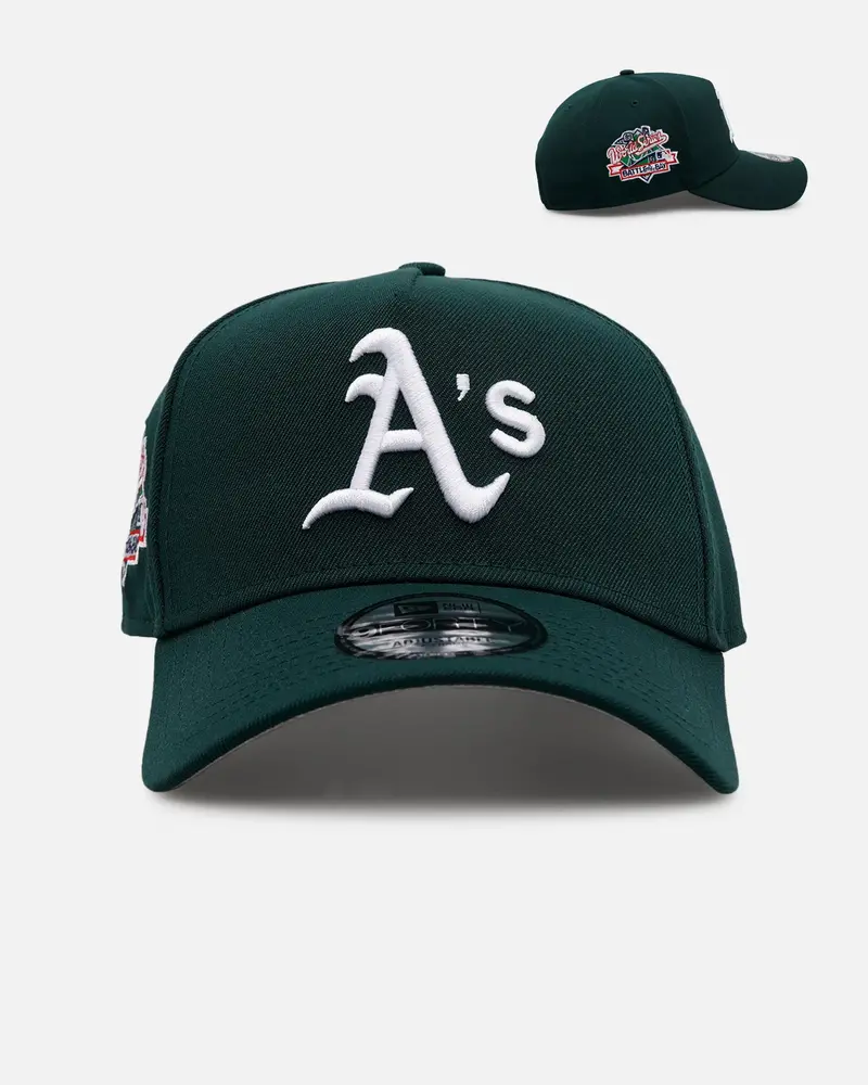 New Era Oakland Athletics 'Evergreen' 9Forty A-Frame Snapback Dark Green 1