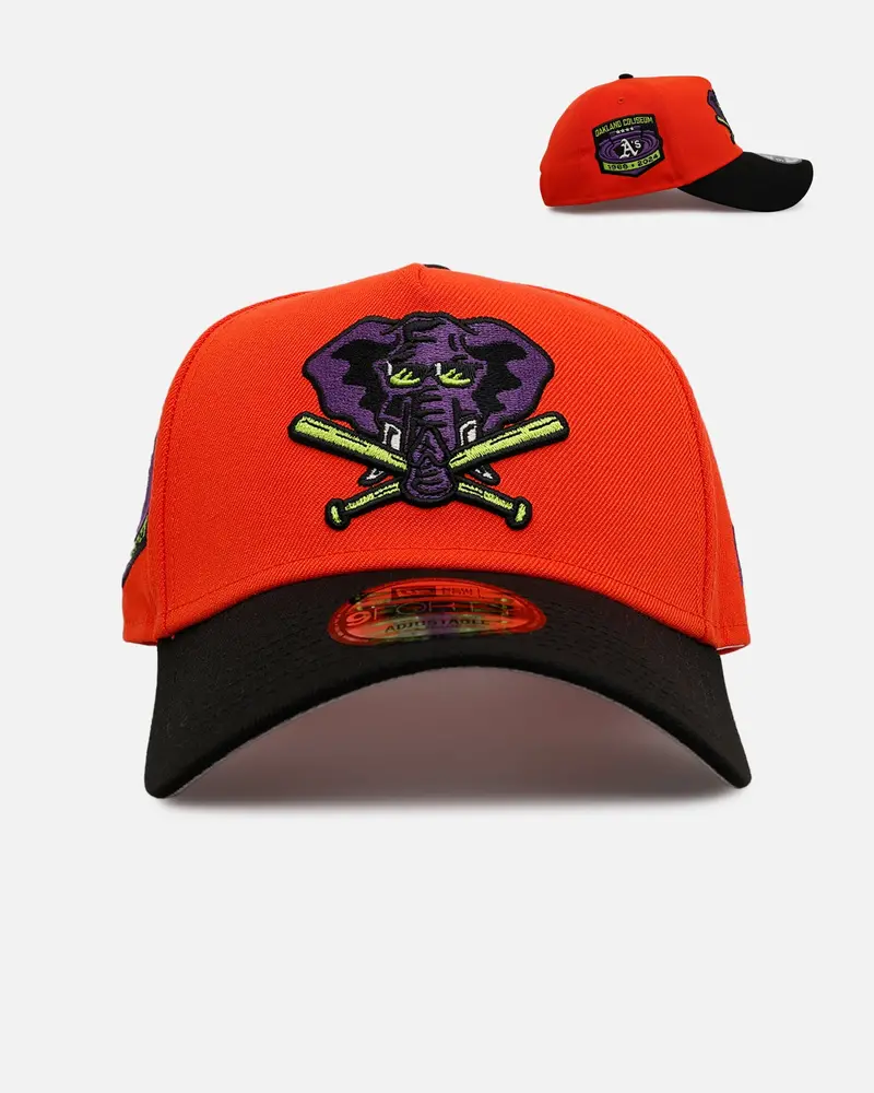 New Era Oakland Athletics 'Halloween' 9Forty A-Frame Snapback Orange/Black 1