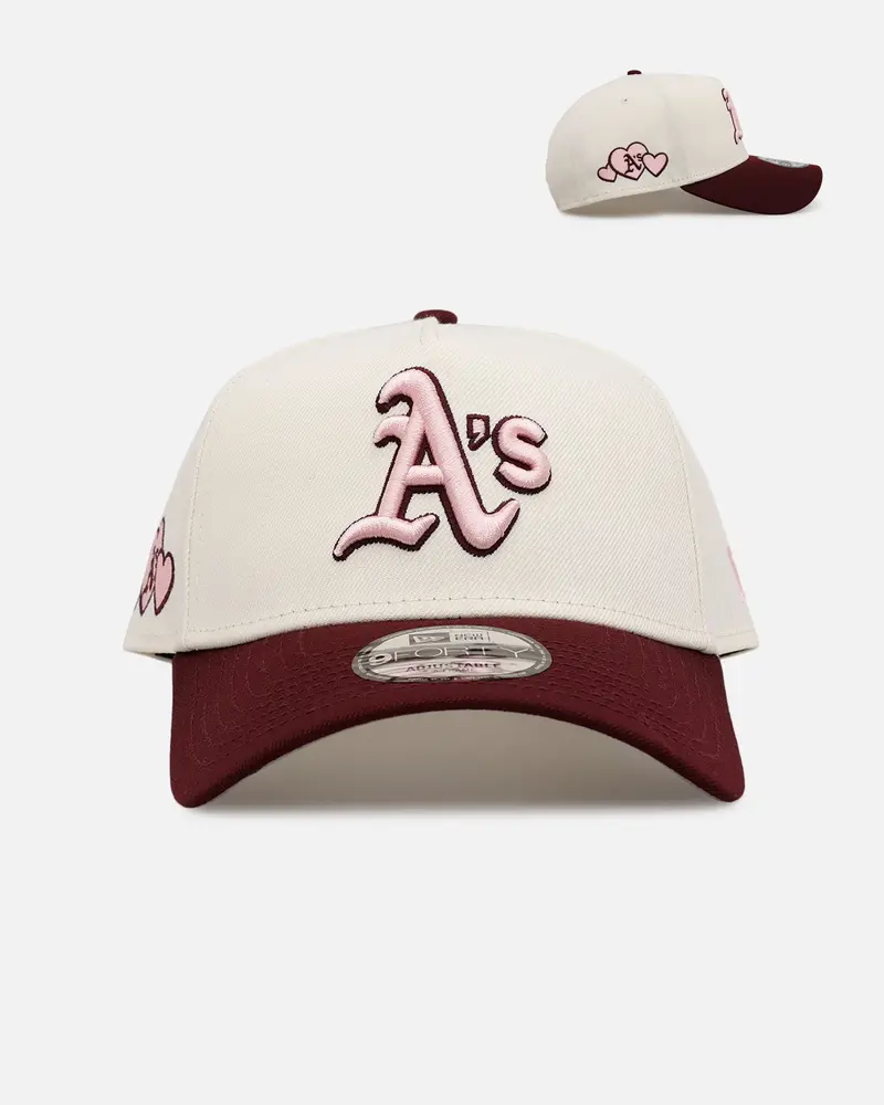 New Era Oakland Athletics 'Lover's Club 2.0' 9Forty A-Frame Snapback Chrome 1