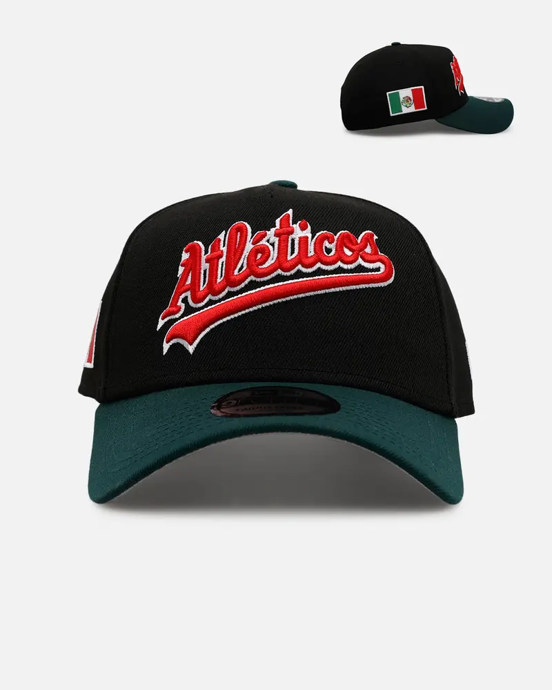 New Era Oakland Athletics 'Mexican Independence Day 2.0' 9Forty A-Frame Snapback Black/Green 1