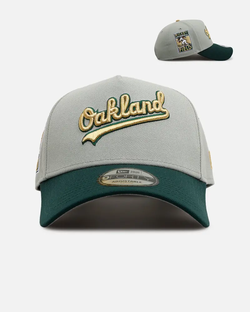 New Era Oakland Athletics 'Oakland Forever' 9Forty A-Frame Snapback Light Green 1