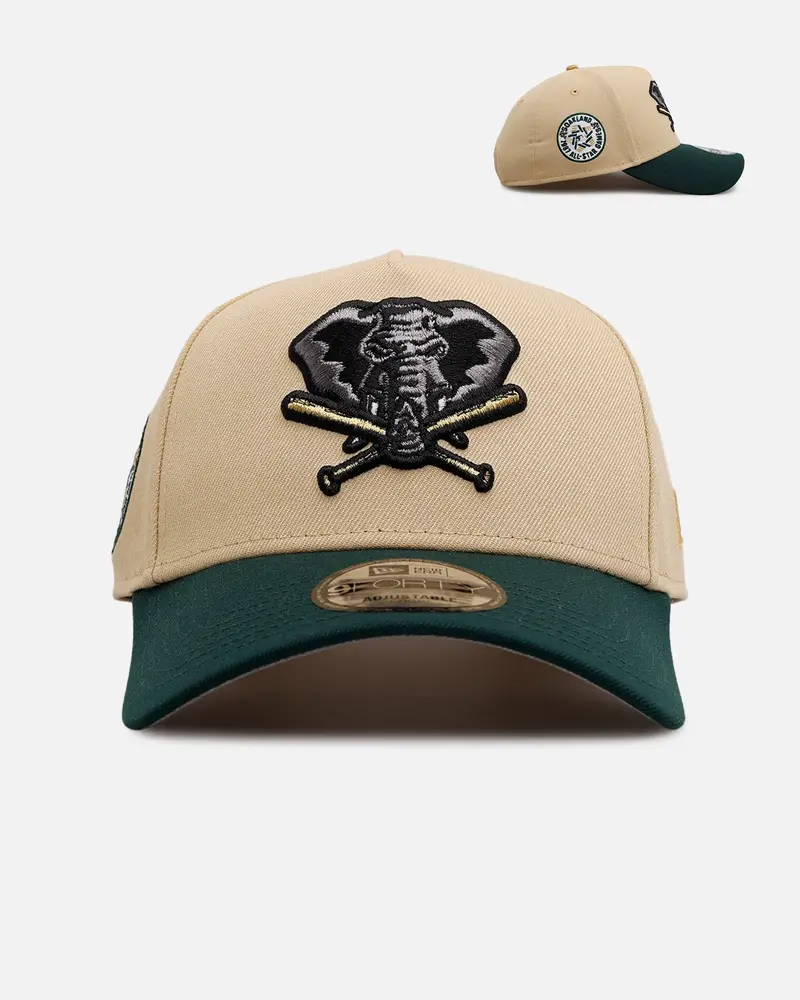 New Era Oakland Athletics 'Oakland Forever' 9Forty A-Frame Snapback Vegas Gold 1