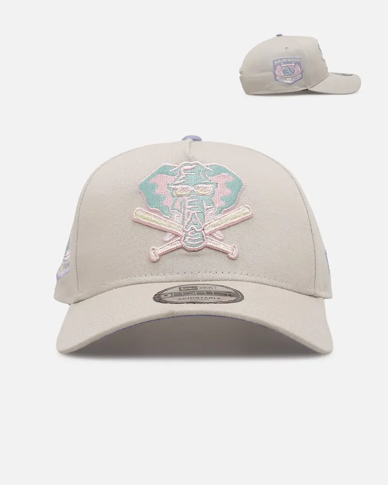 New Era Oakland Athletics 'Pastel 2.0' 9Forty A-Frame Snapback Stone 1