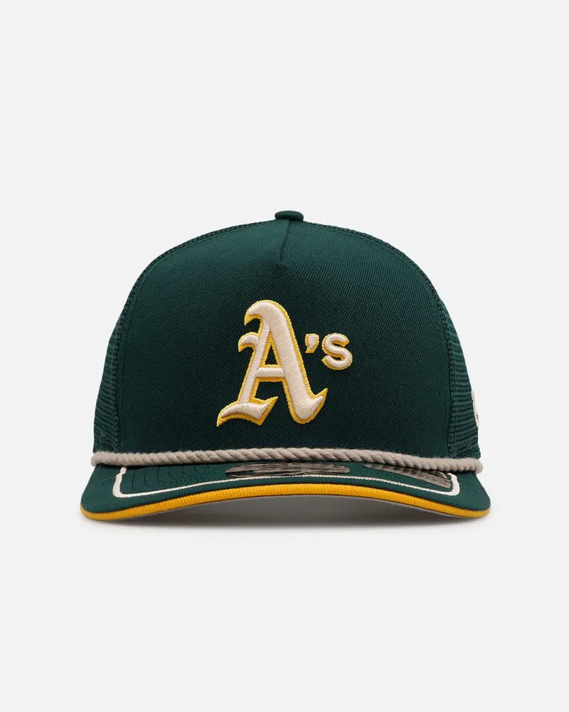 New Era Oakland Athletics 'Spring Injection' 9Fifty A-Frame Trucker Snapback Green 1