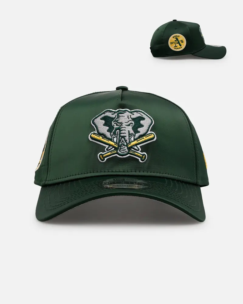 New Era Oakland Athletics 'Team Color Satin' 9Forty A-Frame Snapback Official Team Color 1