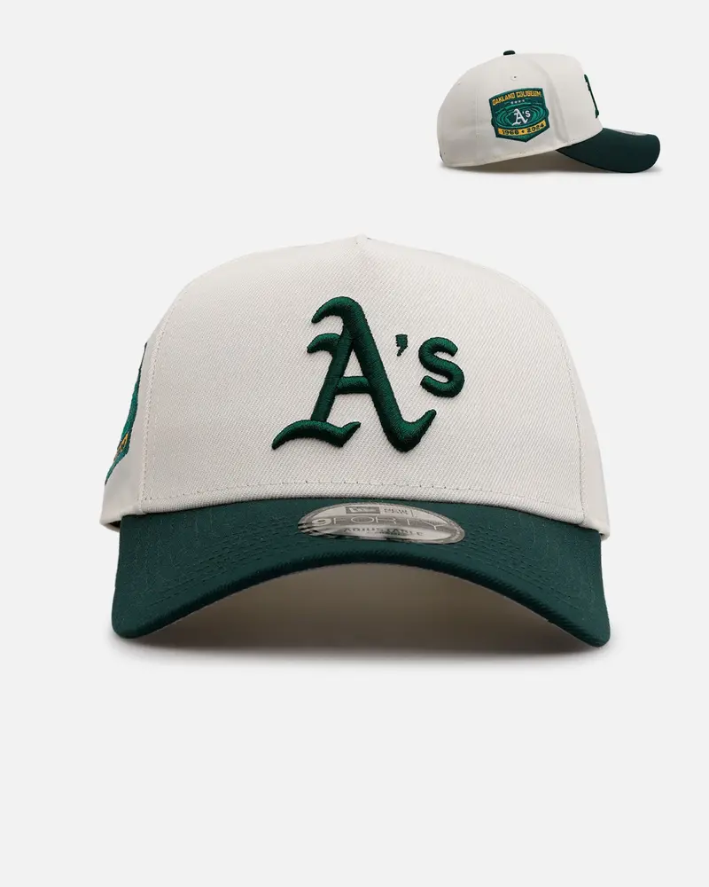 New Era Oakland Athletics 'Team Color Visor' 9Forty A-Frame Snapback Chrome/Official Team Color 1