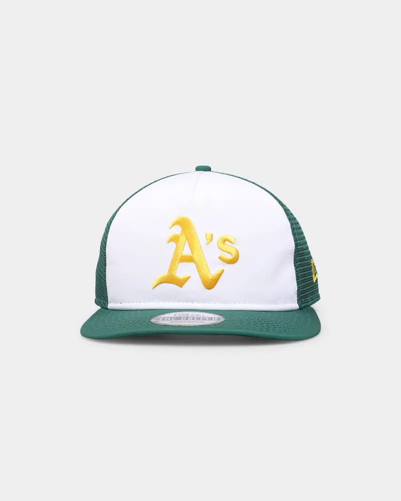 New Era Oakland Athletics 'Team Two-Tone' Prolight Old Golfer Trucker Snapback White/Otc 1