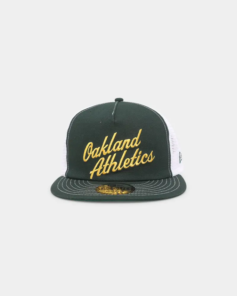 New Era Oakland Athletics The Golfer Snapback Dark Green 1