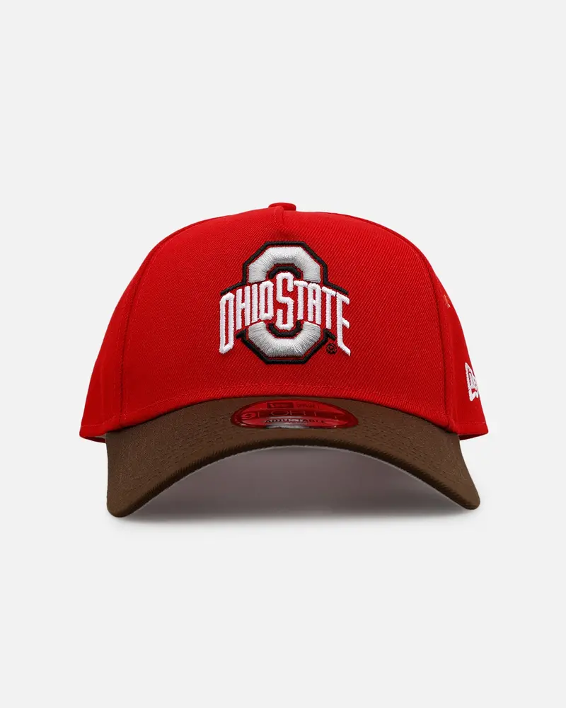 New Era Ohio State Buckeyes 'Walnut Visor' 9Forty A-Frame Snapback Walnut 1