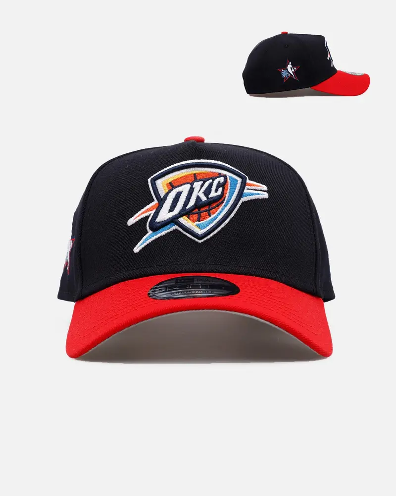 New Era Oklahoma City Thunder 'All Star Game 2026' 9Forty A-Frame Snapback Navy/Red 1