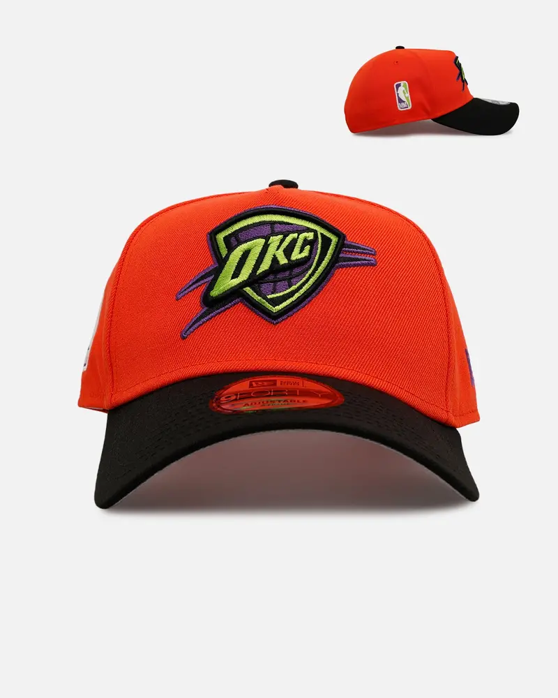 New Era Oklahoma City Thunder 'Halloween' 9Forty A-Frame Snapback Orange/Black 1