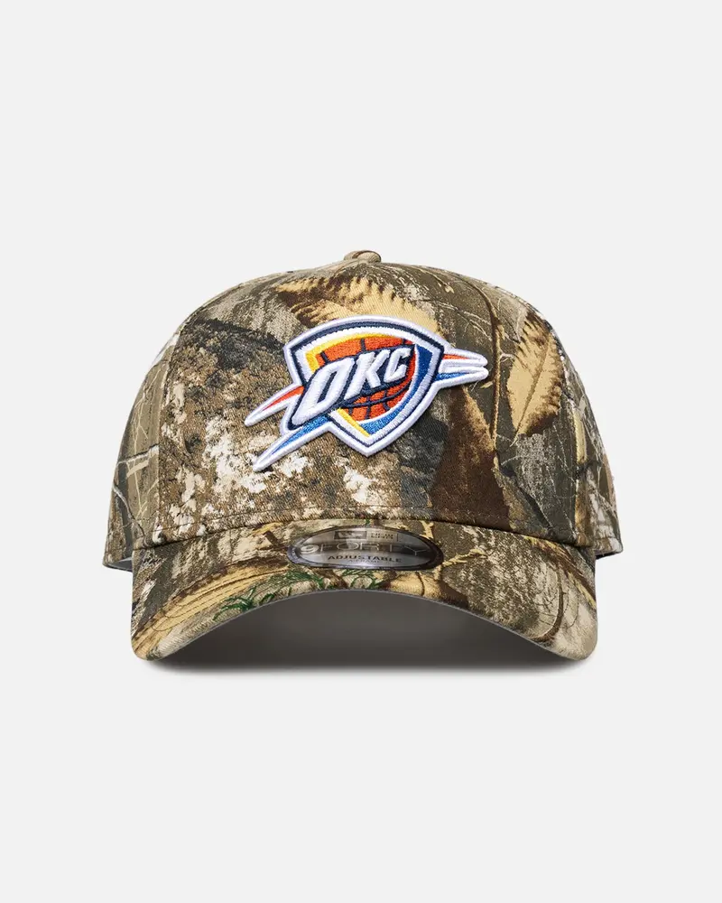 New Era Oklahoma City Thunder 'Real Tree Camo' 9Forty A-Frame Snapback Real Tree Camo 1