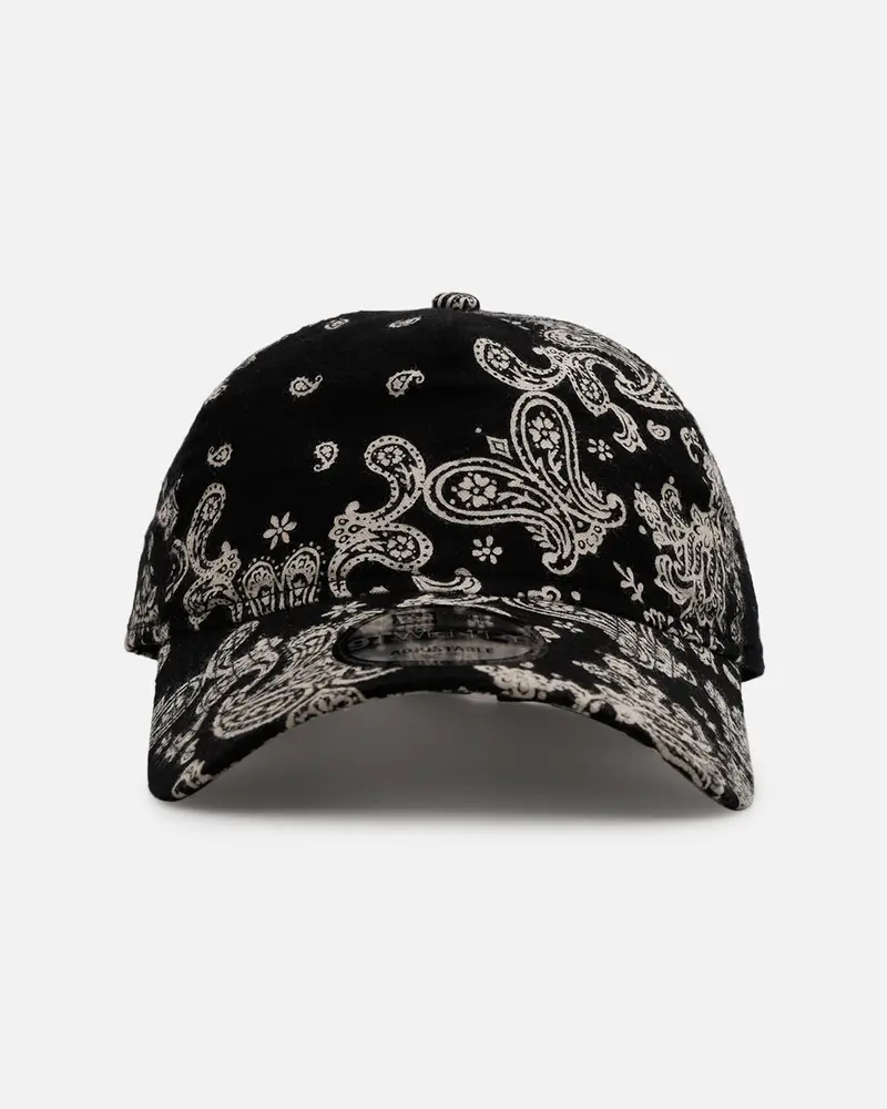 New Era Paisley 'Three Looms' 9Twenty A-Frame Strapback Black 1