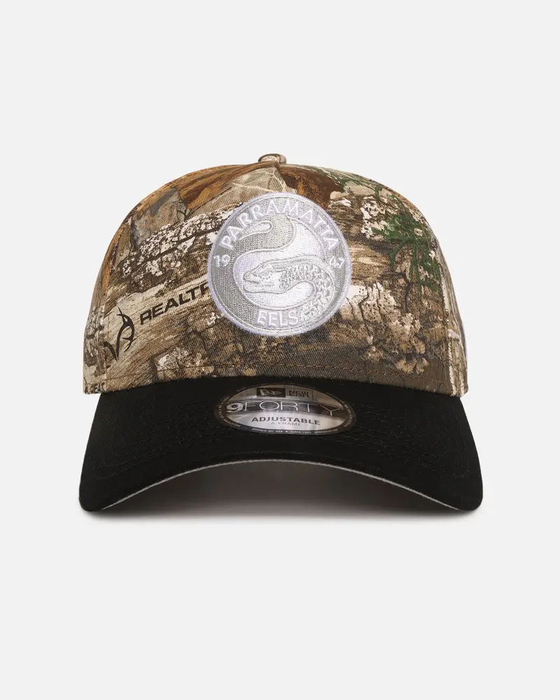 New Era Parramatta Eels 'Nrl Real Tree' 9Forty A-Frame Snapback Real Tree Camo 1