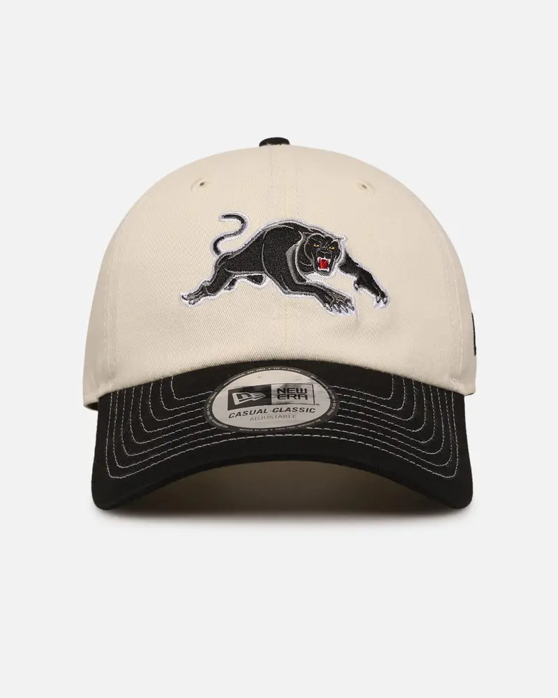 New Era Penrith Panthers 'Nrl 2-Tone 2025 Collection' Casual Classic Strapback Chrome White 1