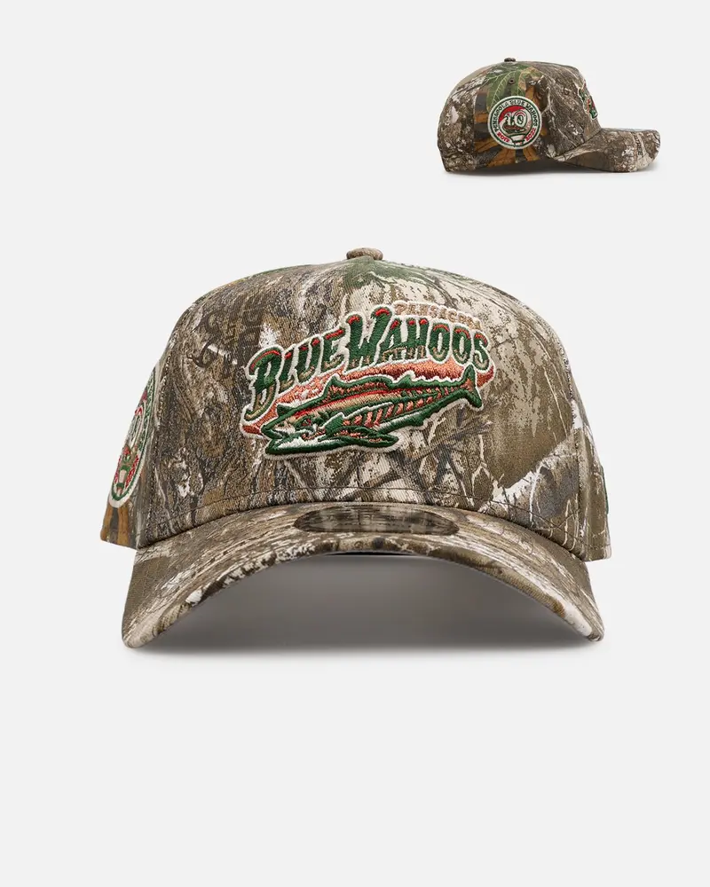 New Era Pensacola Blue Wahoos 'Great Outdoors' 9Forty A-Frame Snapback Camo 1