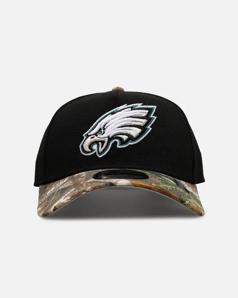 New Era Philadelphia Eagles 'Black Crown Realtree Visor' 9Forty A-Frame Snapback Realtree Edge/Black 1