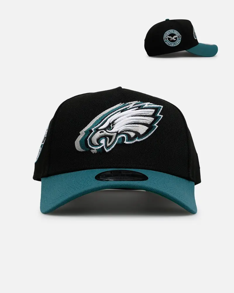 New Era Philadelphia Eagles 'Cascade' 9Forty A-Frame Snapback Black 1