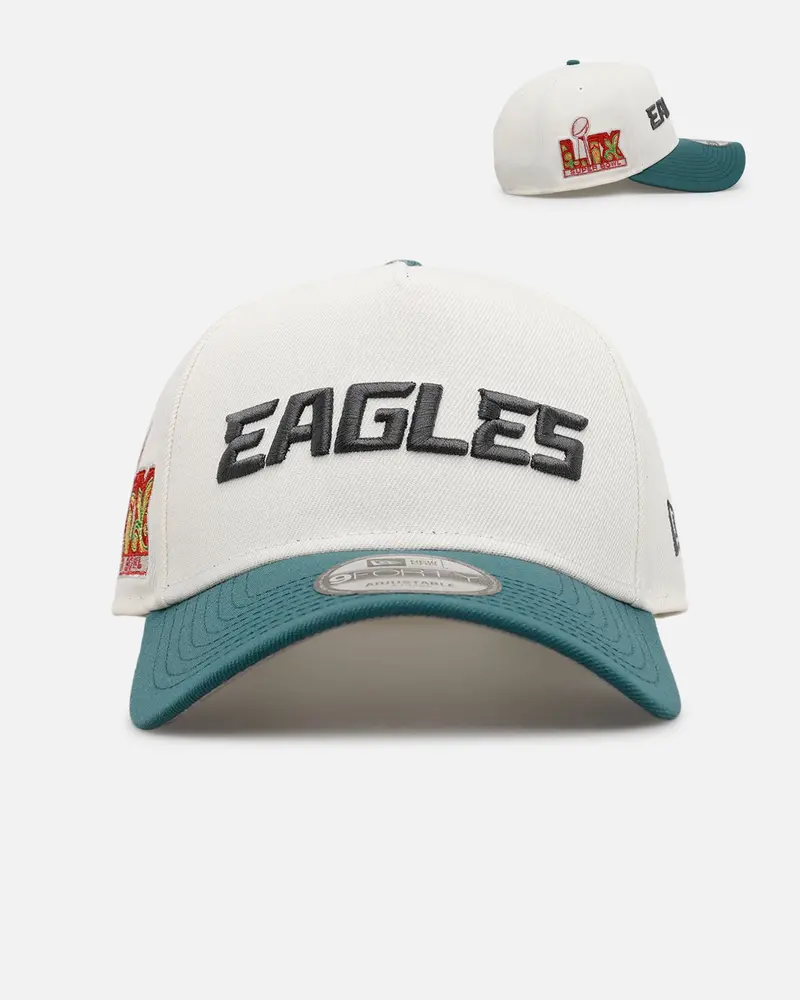New Era Philadelphia Eagles 'Chrome Metallic Wordmark' 9Forty A-Frame Snapback Chrome 1