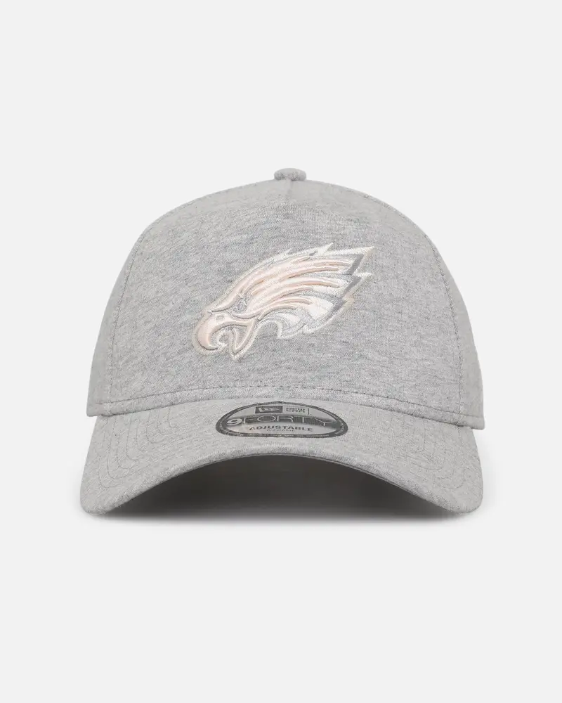 New Era Philadelphia Eagles 'Cozy' 9Forty A-Frame Strapback Heather Grey 1
