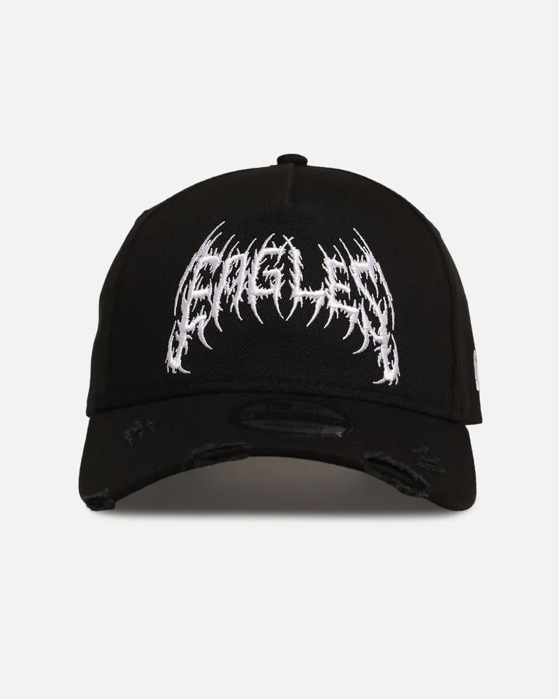New Era Philadelphia Eagles 'Hardcore Arch' 9Forty A-Frame Snapback Black/White 1