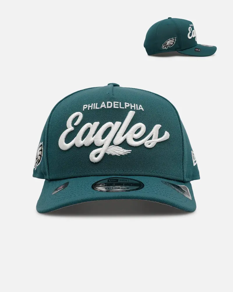 New Era Philadelphia Eagles 'Local Play' 9Fifty A-Frame Snapback Official Team Color 1