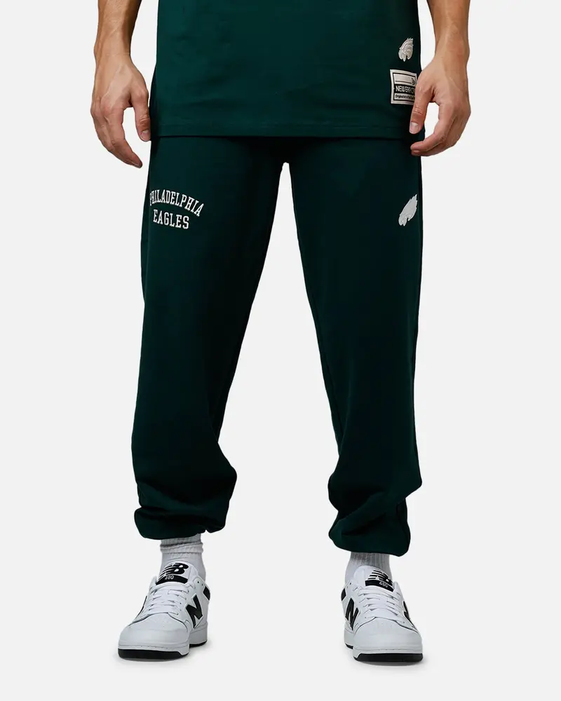 New Era Philadelphia Eagles Logo Select Sweat Pants Dark Green 1