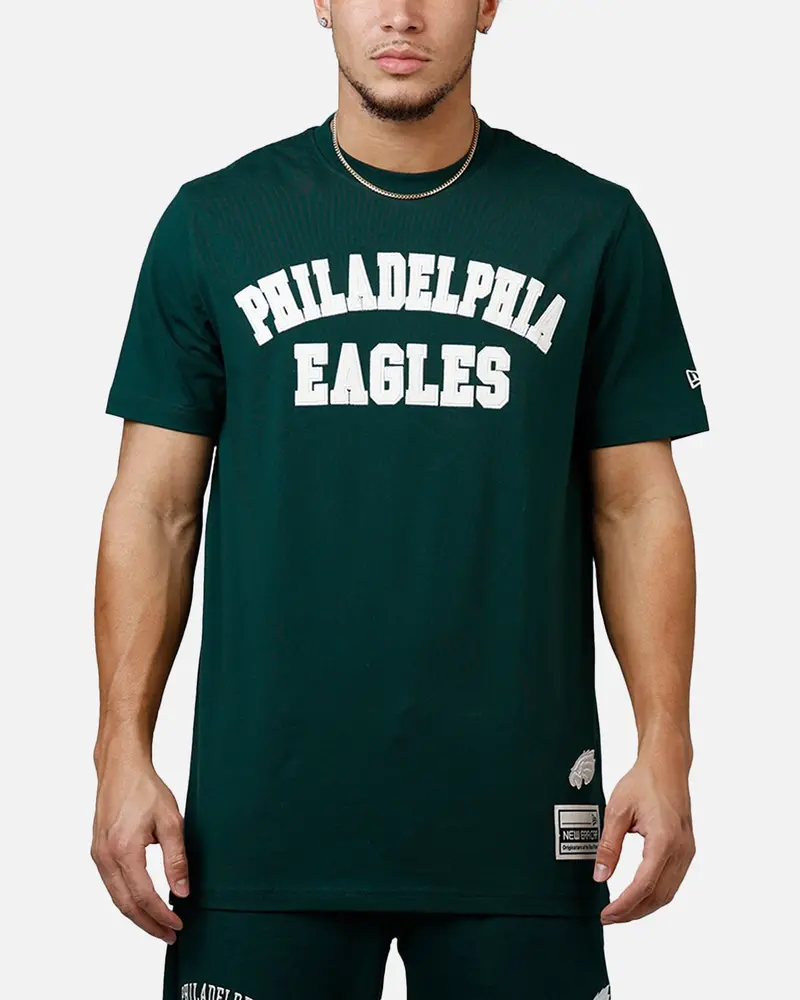 New Era Philadelphia Eagles Logo Select T-Shirt Dark Green 1