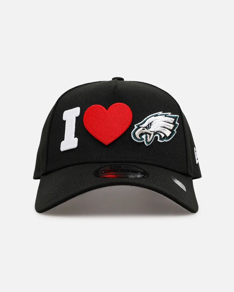 New Era Philadelphia Eagles 'Love' 9Forty A-Frame Snapback Black 1