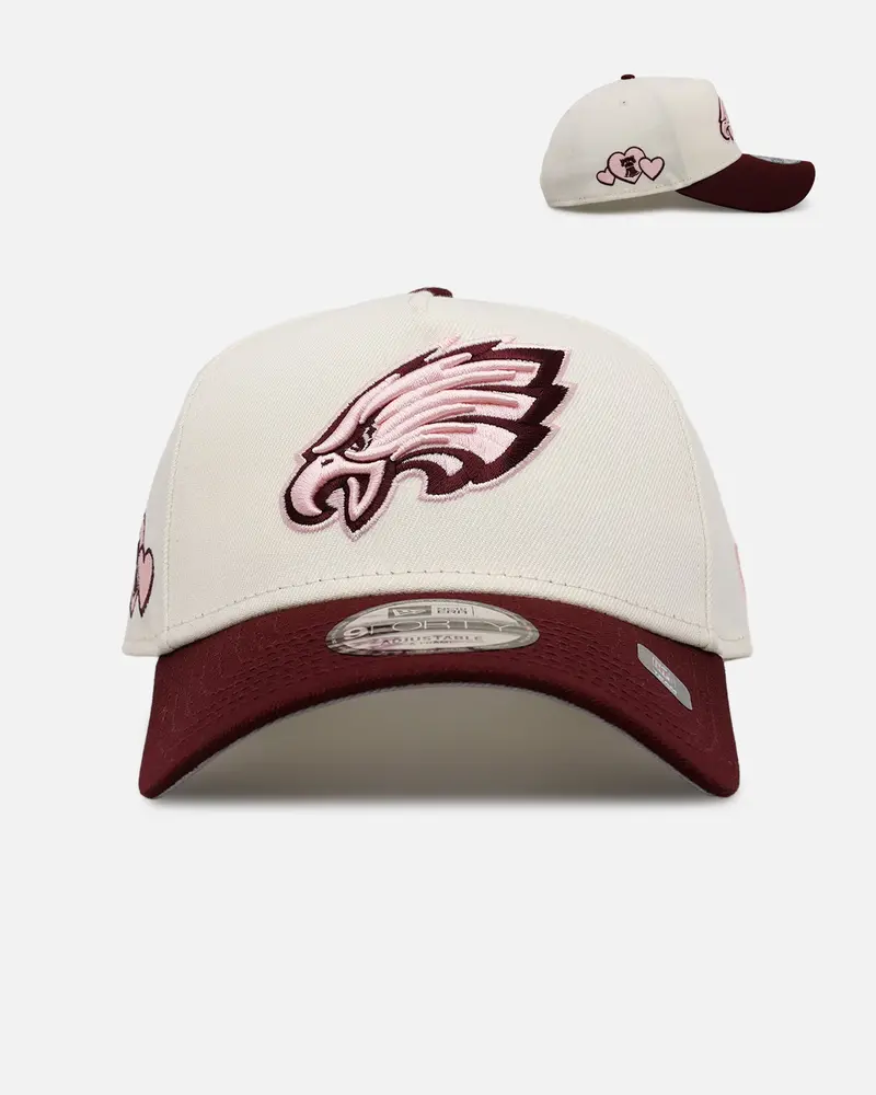 New Era Philadelphia Eagles 'Lover's Club 2.0' 9Forty A-Frame Snapback Chrome 1