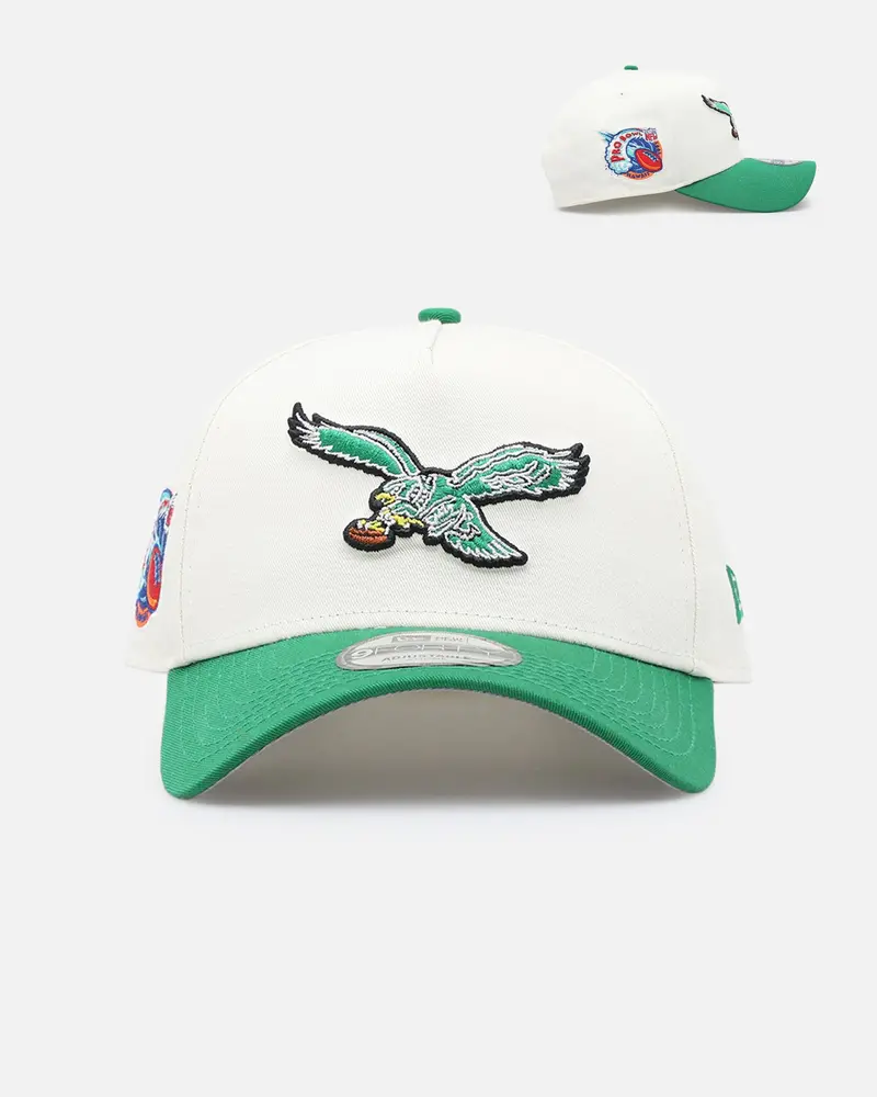 New Era Philadelphia Eagles 'Nfl City Originals' 9Forty A-Frame Snapback Chrome White/Otc 1