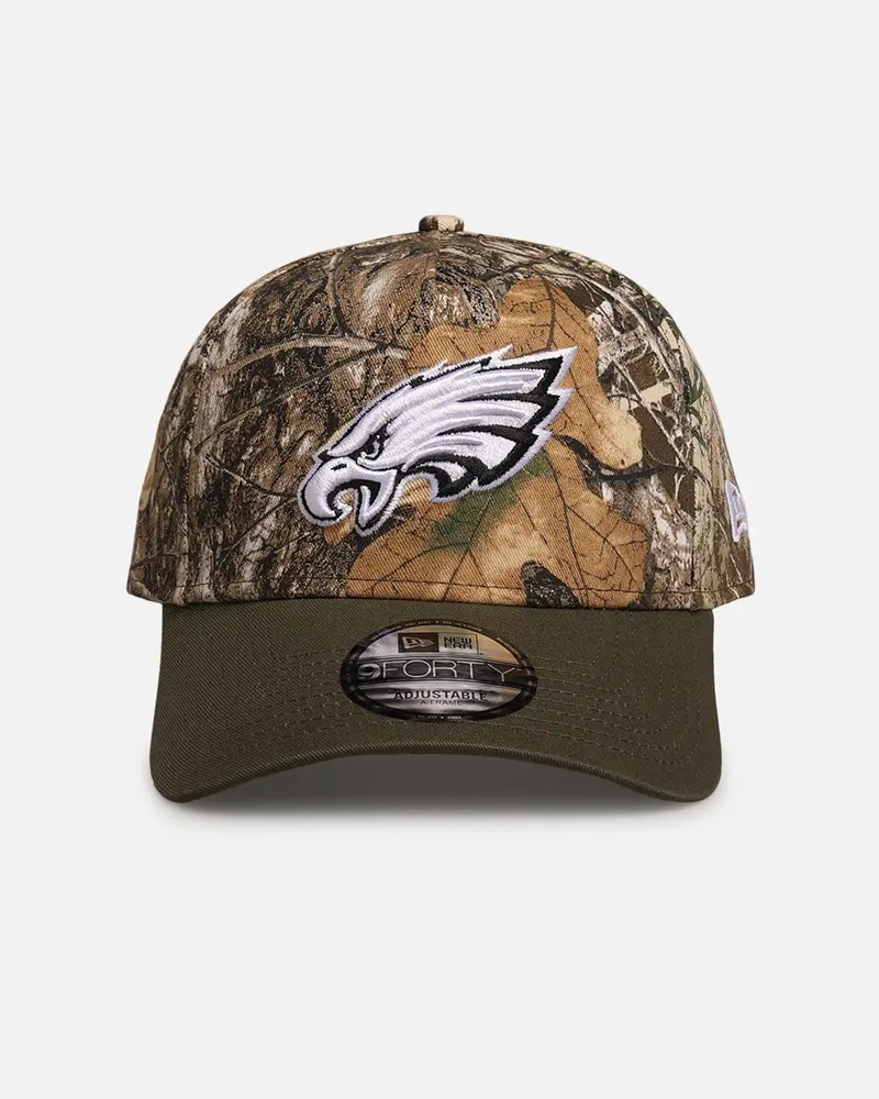 New Era Philadelphia Eagles 'Nfl Season Kick Off' 9Forty A-Frame Snapback Realtree/Olive 1