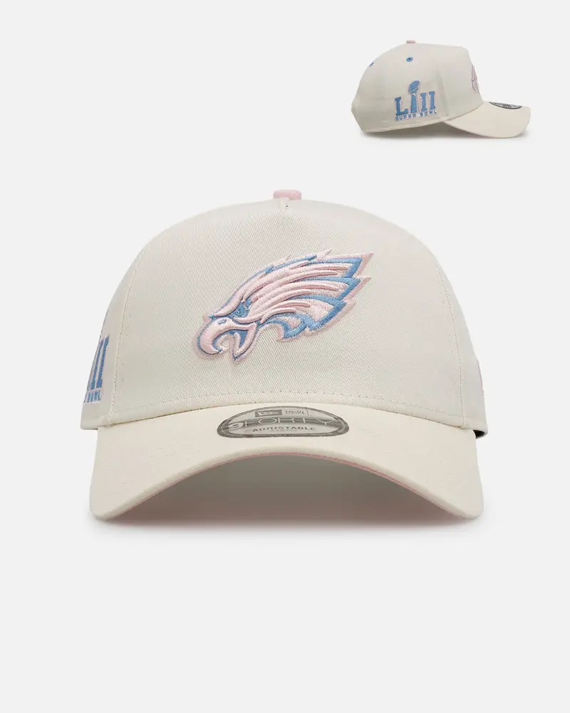 New Era Philadelphia Eagles 'Pastel' 9Forty A-Frame Snapback Chrome White 1