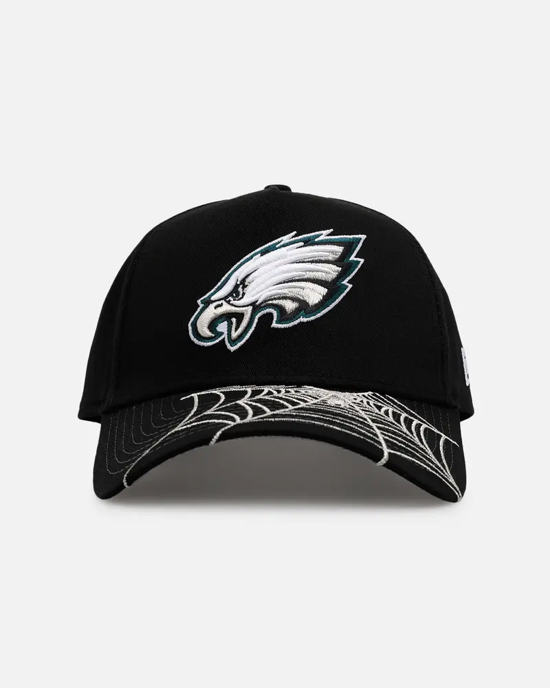 New Era Philadelphia Eagles 'Spider Web Visor' 9Forty A-Frame Snapback Black 1