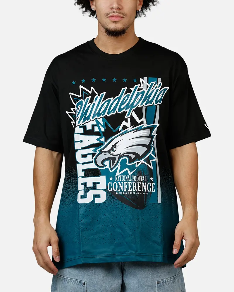 New Era Philadelphia Eagles Sport Class T-Shirt Black 1