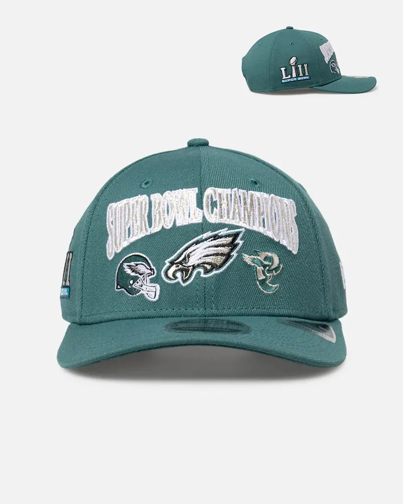 New Era Philadelphia Eagles 'Super Bowl Champs' 9Seventy Stretch Snapback Official Team Colour 1