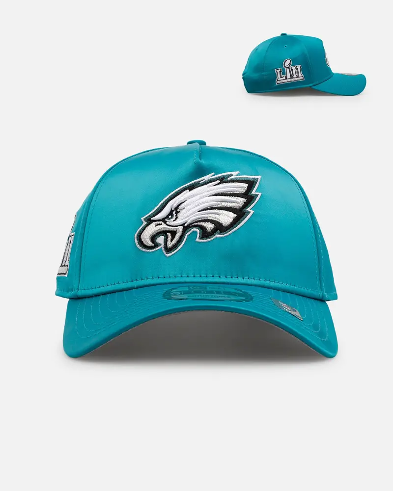 New Era Philadelphia Eagles 'Team Color Satin' 9Forty A-Frame Snapback Official Team Color 1