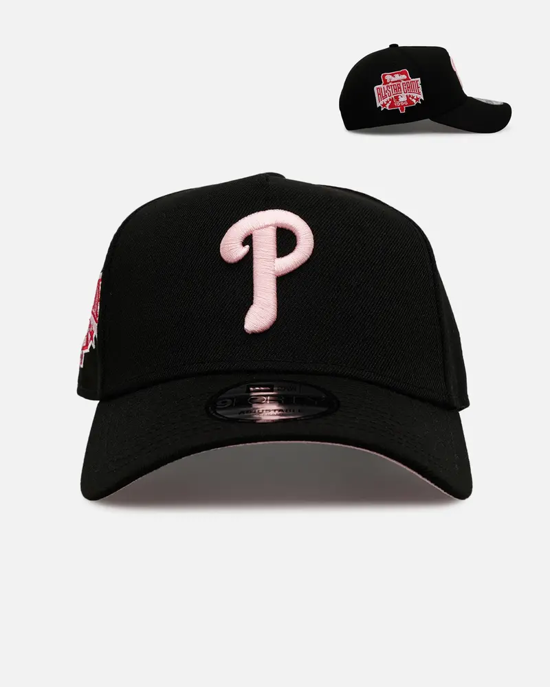 New Era Philadelphia Phillies 'Black And Pink' 9Forty A-Frame Snapback Black/Pink 1