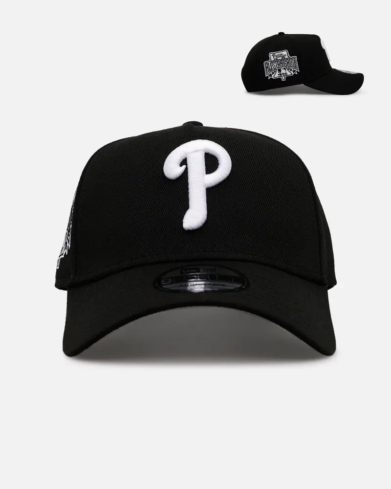 New Era Philadelphia Phillies 'Black And White' 9Forty A-Frame Snapback Black/White 1