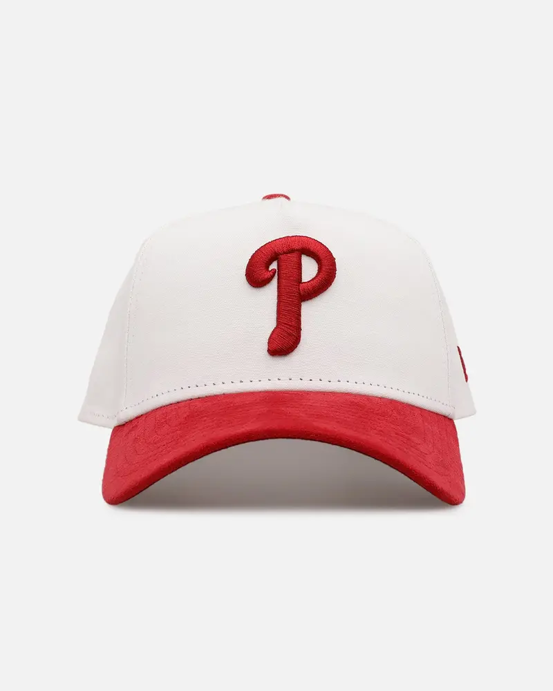 New Era Philadelphia Phillies 'Cardinal Suede' 9Forty A-Frame Snapback Cardinal 1