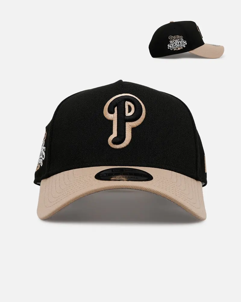 New Era Philadelphia Phillies 'Desert Nights' 9Forty A-Frame Snapback Black/Camel 1