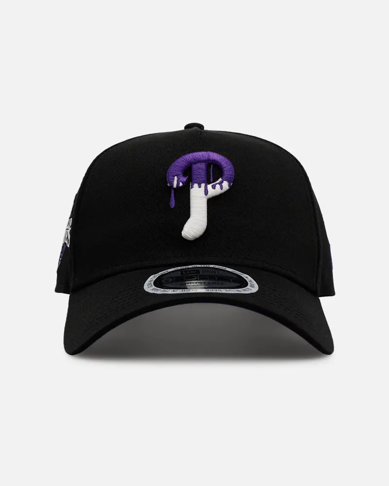 New Era Philadelphia Phillies 'Drip 3.0' 9Forty A-Frame Snapback Black/Glow 1