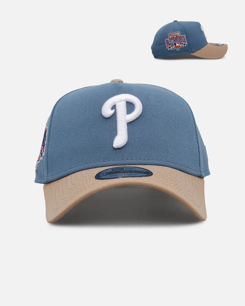 New Era Philadelphia Phillies 'Easy Breezy' 9Forty A-Frame Snapback Blue/Tan 1