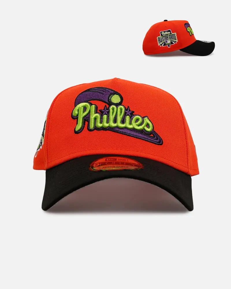 New Era Philadelphia Phillies 'Halloween' 9Forty A-Frame Snapback Orange/Black 1