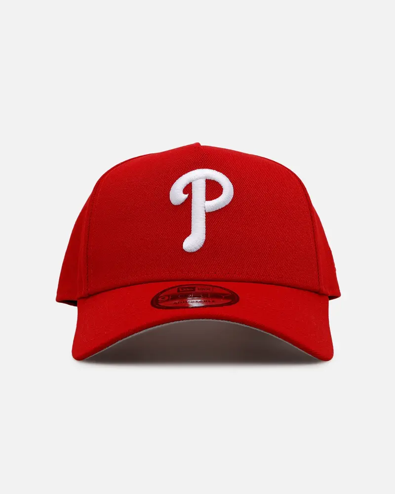 New Era Philadelphia Phillies 'Homage' 9Forty A-Frame Snapback Red 1