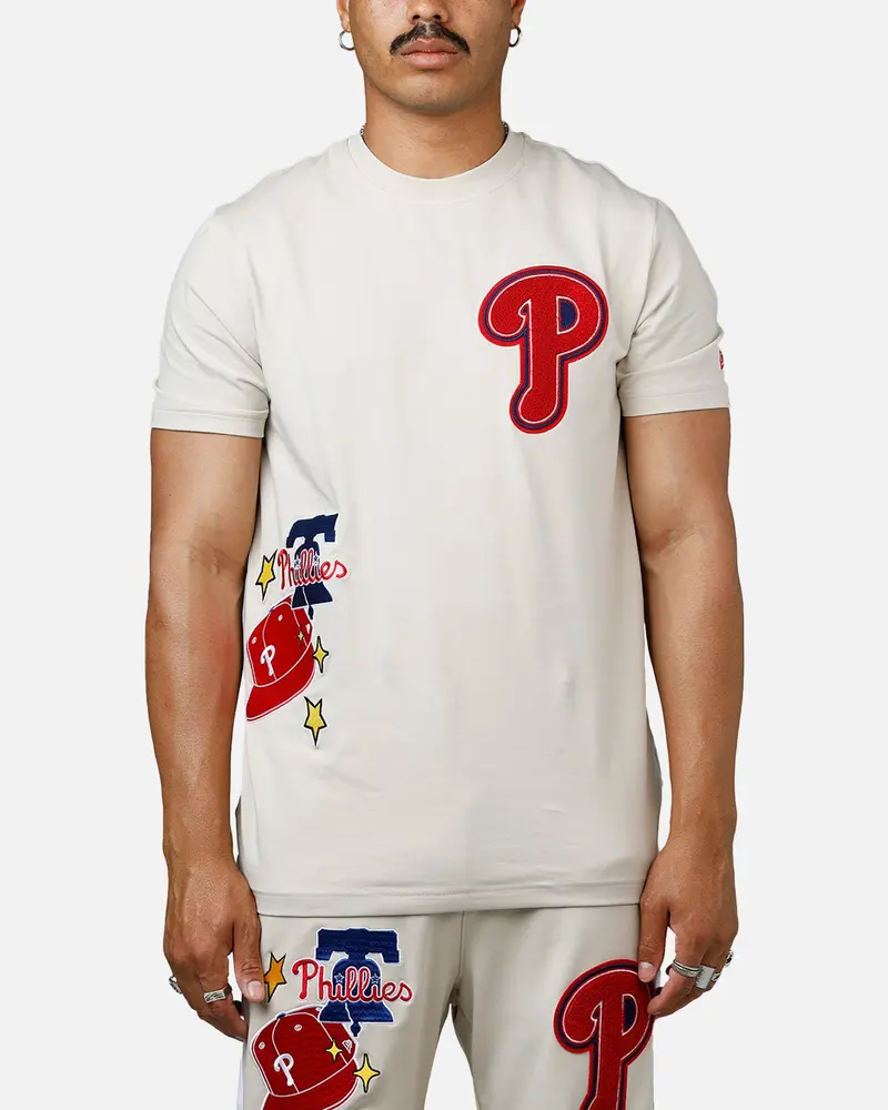 New Era Philadelphia Phillies 'Logo Select' Summer T-Shirt Stone 1
