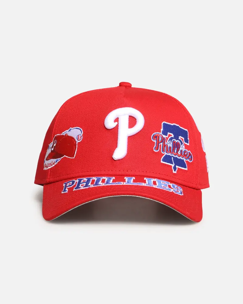 New Era Philadelphia Phillies 'Mlb All Over Logos' 9Forty A-Frame Snapback Official Team Colour 1